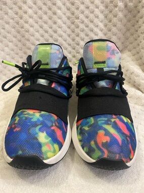 Under Armour Kids Multicolor Sneakers with Black Strap